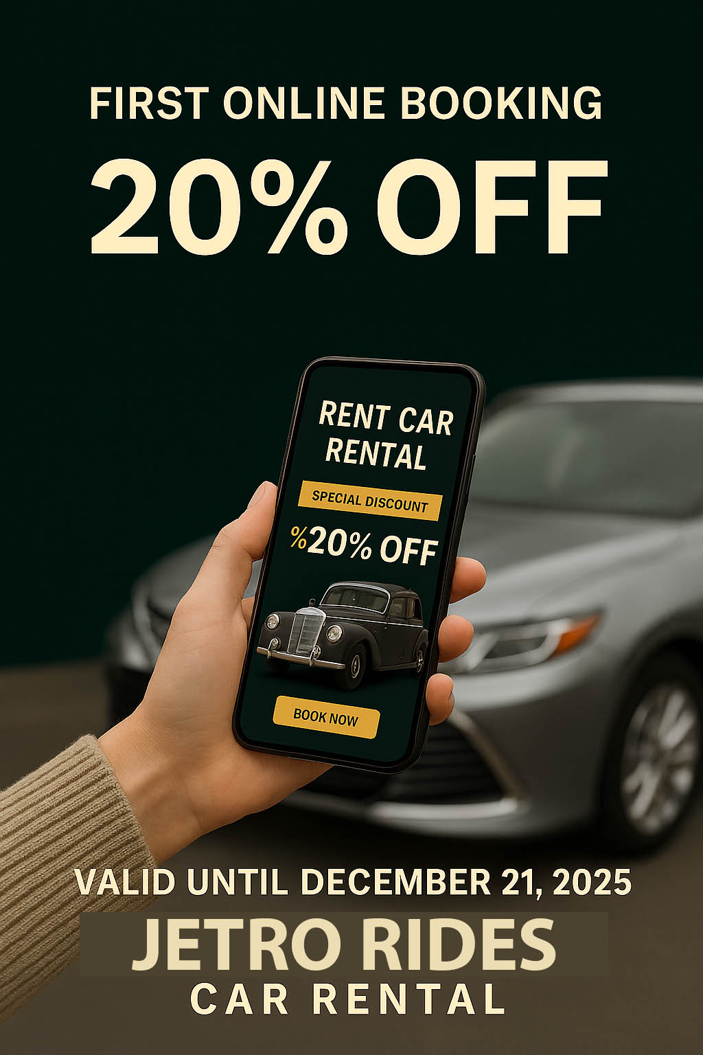 20% OFF on your online booking!